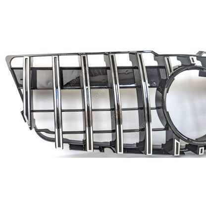 For Mercedes GLK-Class X204 Chrome Panamericana AMG GT-R Front Bumper Grille (2008–2012)