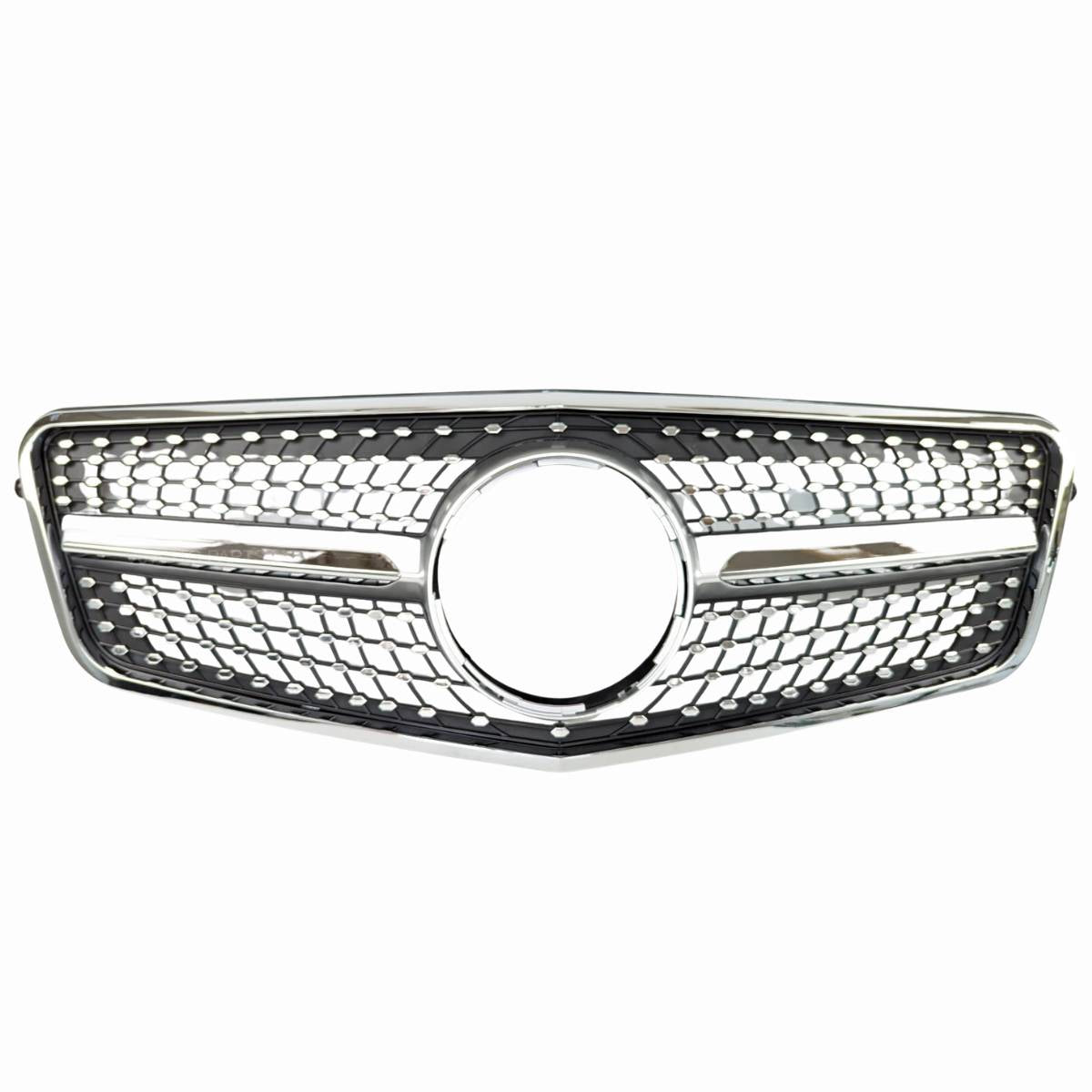 For Mercedes Benz E‑Class W212/S212 Diamond Front Bumper Grille – AMG E63 Style (2009–2013, E200–E500)