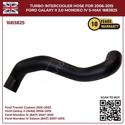 Turbocharger Charge Air Hose RHS – Fits Ford Mondeo, S‑MAX, Galaxy 2.0 TDCi (1683825 / AG916K863AB)