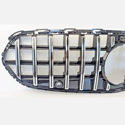 For Mercedes-Benz C-Class W206 (2020–2023) Panamericana GT Front Radiator Chrome Grille – C220 Compatible