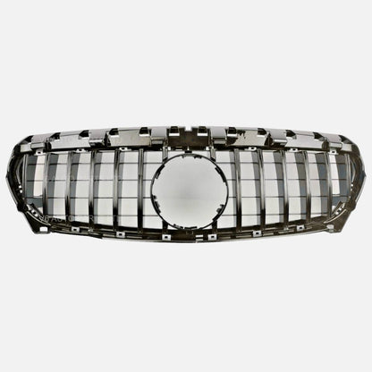 Frontstoßstange, glänzend schwarzer GT-Grill für Mercedes-Benz CLA-Klasse X117 Cla200 vor dem Facelift Panamericana 2013–2017 