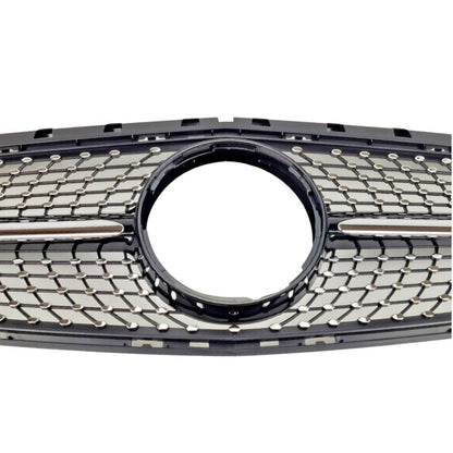 For Mercedes‑Benz B‑Class W246 B250 Front Radiator Diamond AMG‑Style Black Grille (2011–2014)