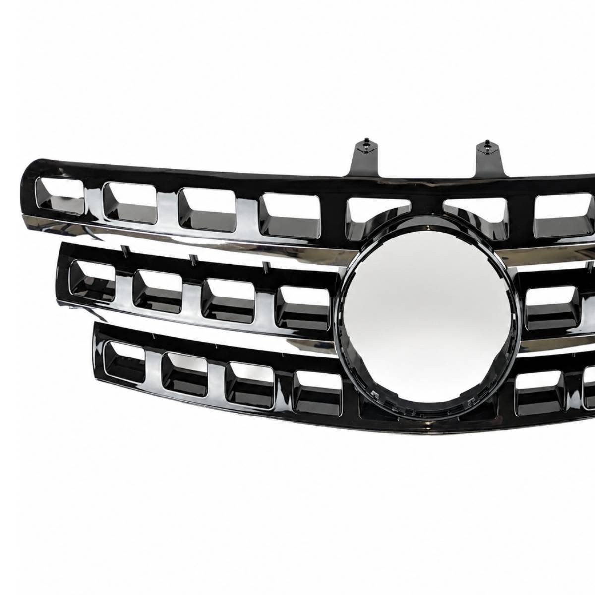 For Mercedes M‑Class W164 Front Radiator Black Grille (2009–2012 ML300, ML430)