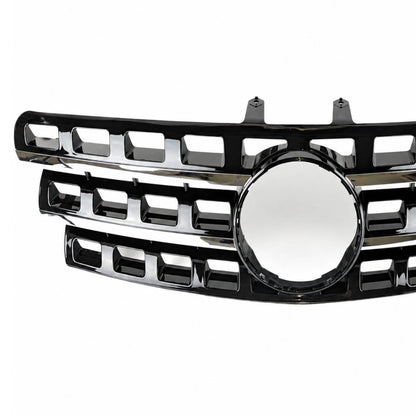 For Mercedes M‑Class W164 Front Radiator Black Grille (2009–2012 ML300, ML430)