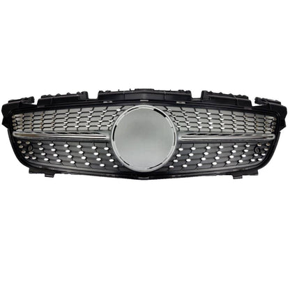 For Mercedes SLK R172 Diamond Chrome Grille (2011–2016 SLK55/SLK200 Pre-Facelift)