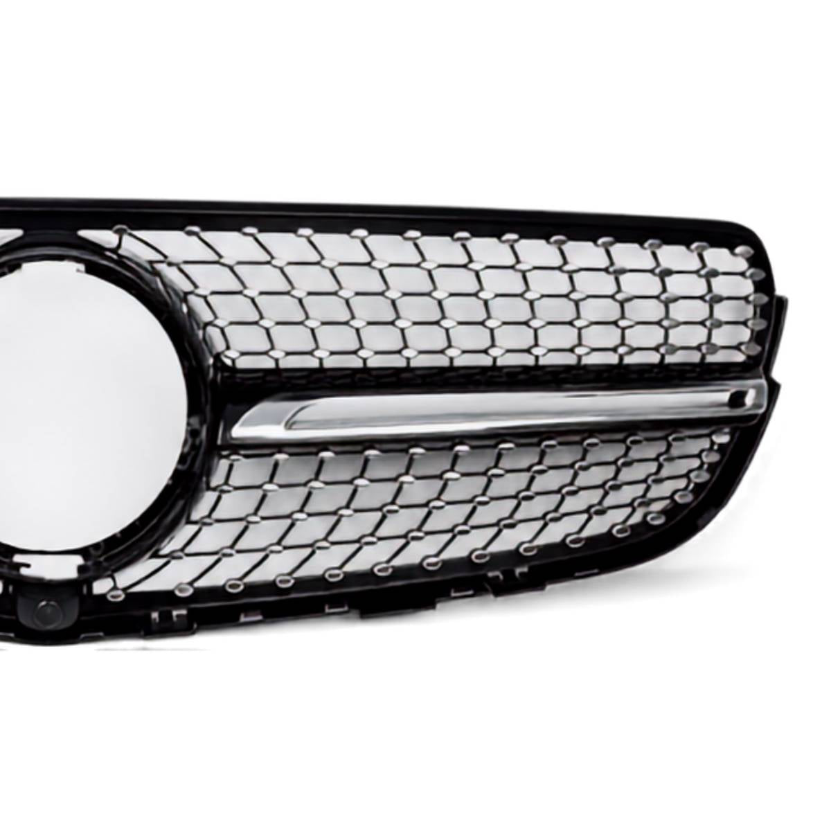 For Mercedes‑Benz GLC‑Class X253/Coupe Front Bumper Grille – Fits GLC400 & GLC450 (2015–2019 AMG Style Upgrade)