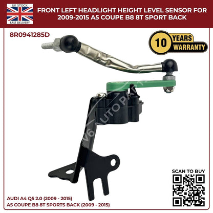 Front Left Headlight Level Sensor for Audi A4 / Q5 (2009–2015) – OEM 8R0941285E