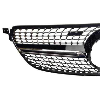 Front Radiator AMG Diamond Style Black on Chrome Fin Grille – Fits Mercedes-Benz GLE-Class W292/C292 (2015–2018)