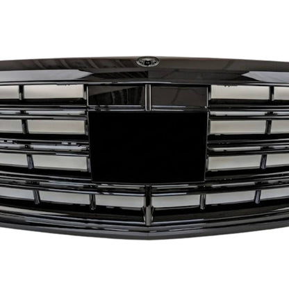 119B Frontstoßstange, glänzend schwarzer Kühlergrill für 2014 bis 2018 W222 S-Klasse S350 S65L S560 AMG Night View