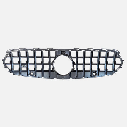 For Mercedes-Benz C-Class W206 (2020–2023) Front Radiator Grille – Gloss Black Panamericana GT Style | Fits C200, C400 Standard Models