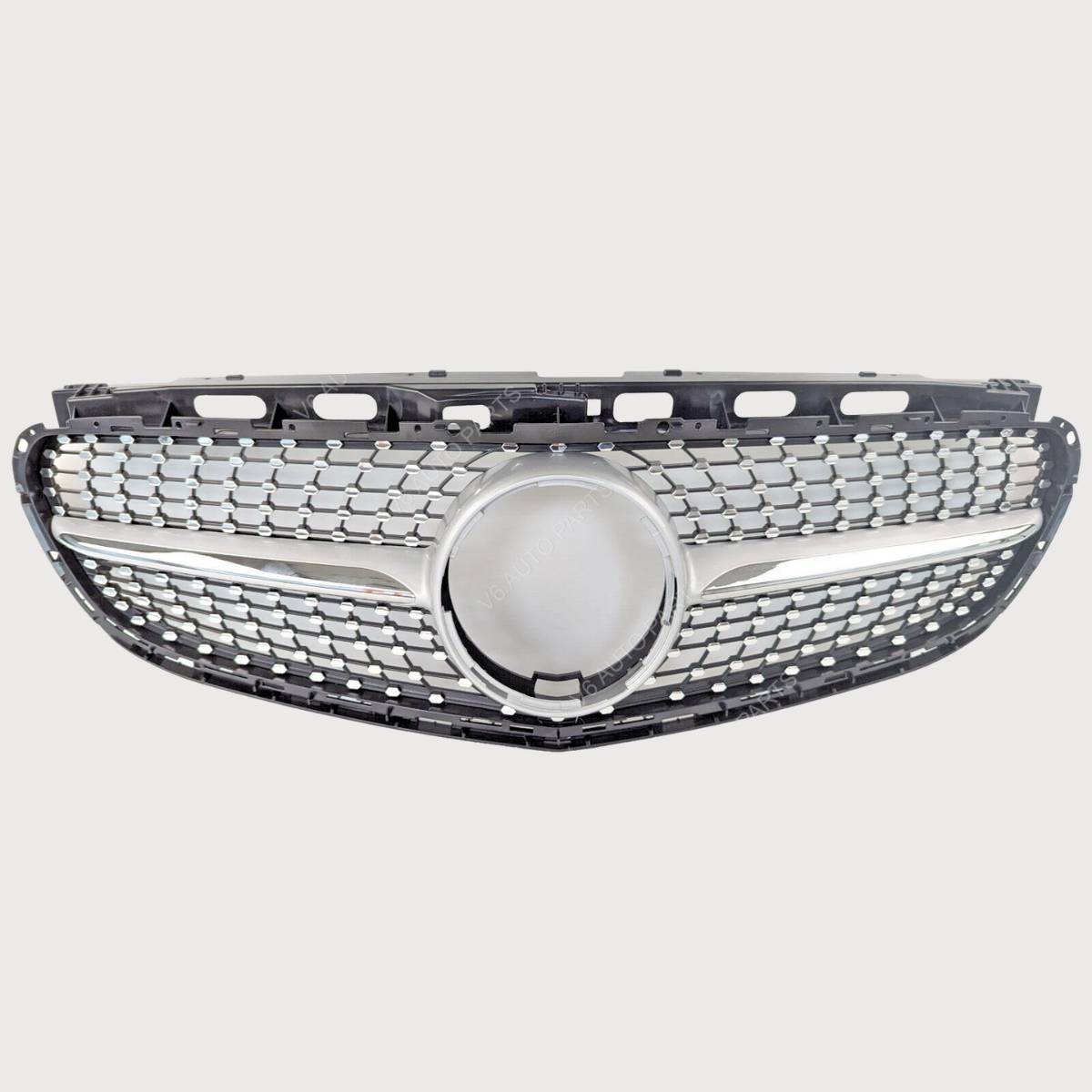 For Mercedes E‑Class W212 Diamond Front Grille – AMG Facelift E250 (2013–2016)