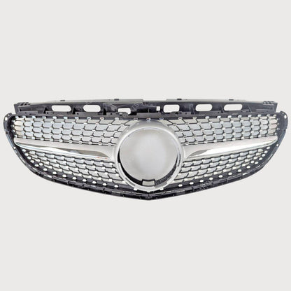 For Mercedes E‑Class W212 Diamond Front Grille – AMG Facelift E250 (2013–2016)