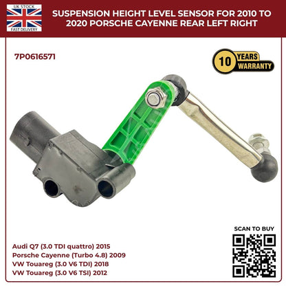 Suspension Height Level Sensor – Rear Left/Right | Porsche Cayenne (2010–2020)