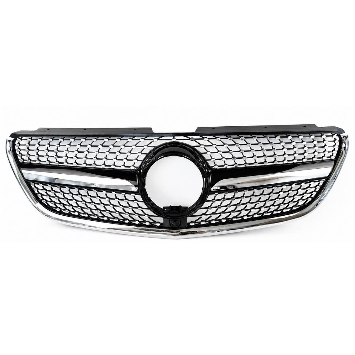 For Mercedes Vito Taxi W447 111 CDI Black Diamond Front Grille (2014–2023)