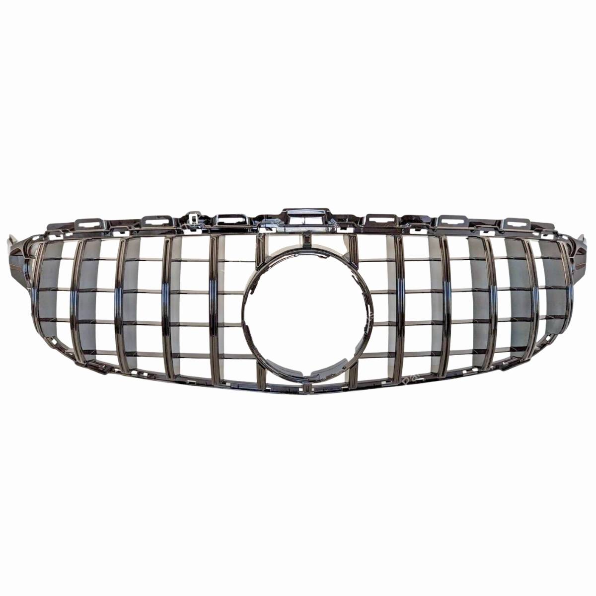 Mercedes Benz C-Class A205 C200d / C300 (2016–2018) Front Radiator Gloss Black Grille – Premium Replacement