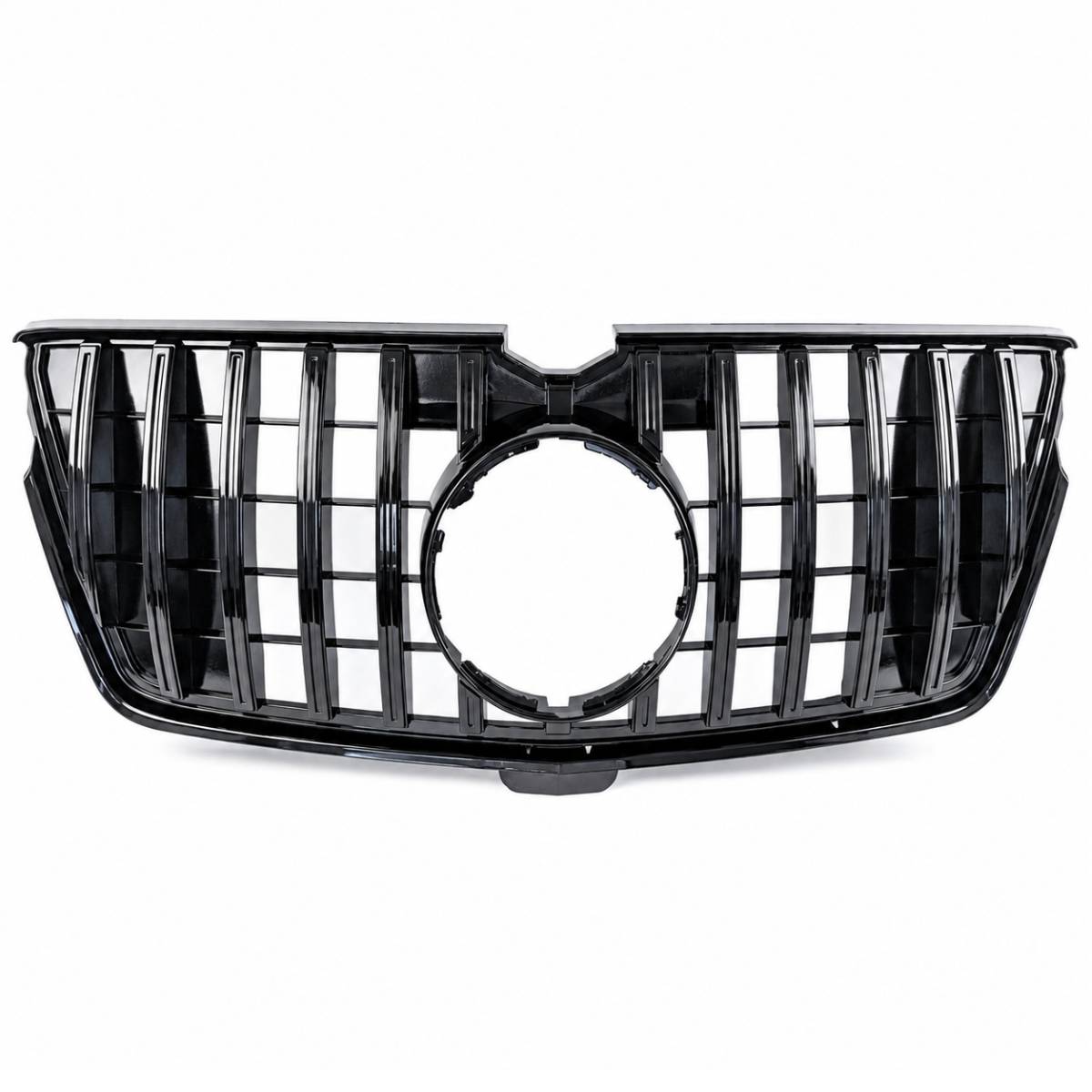 For Mercedes-Benz GL-Class X164 Front Bumper GT Panamericana Grille – Gloss Black (2009–2013)