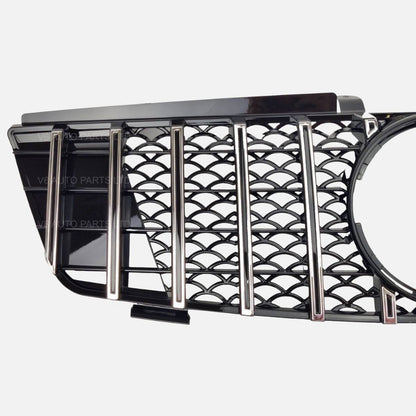 For Mercedes W164 ML-Class Front Bumper Chrome Sport Grille (2005–2008, ML550)