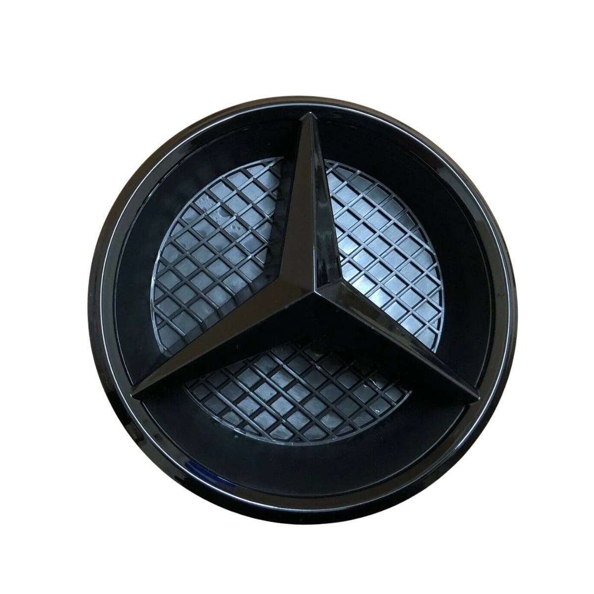 For Mercedes-Benz A-Class W177 Front Grille Black Star Emblem Badge (2018–2021 Hatchback & Sedan)