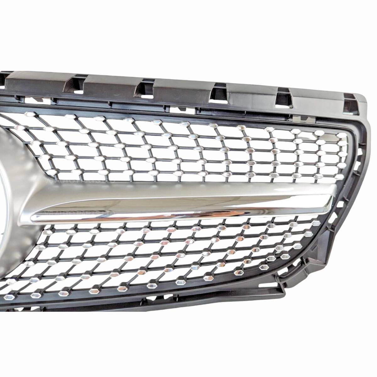 For Mercedes Benz B‑Class W246 Front Bumper Chrome Diamond Grille – Fits B180 & B250 (2011–2014)