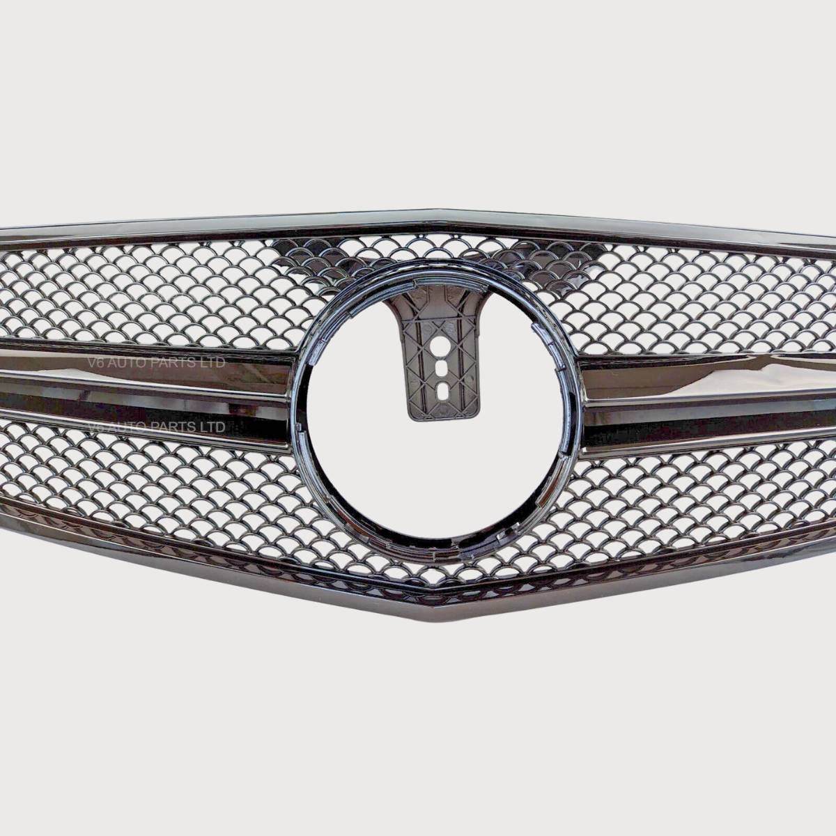 For Mercedes-Benz E-Class W212 Front Grille (2009–2013) – Gloss Black AMG Style E63 Look, Saloon & Estate