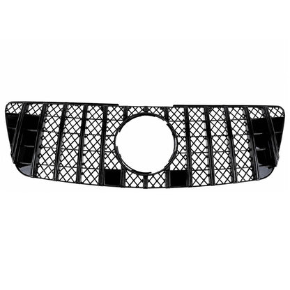 For Mercedes M-Class W164 Front GT Grille – Gloss Black (ML320/ML350/ML550, 2009–2012)
