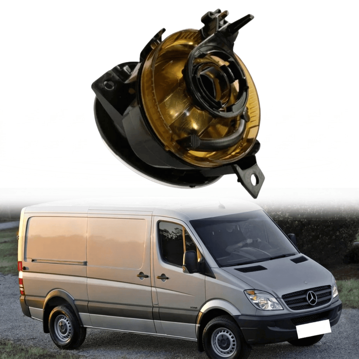 image of Mercedes Sprinter Passenger Side Halogen Fog Lamp 2006–2025 9068203861
