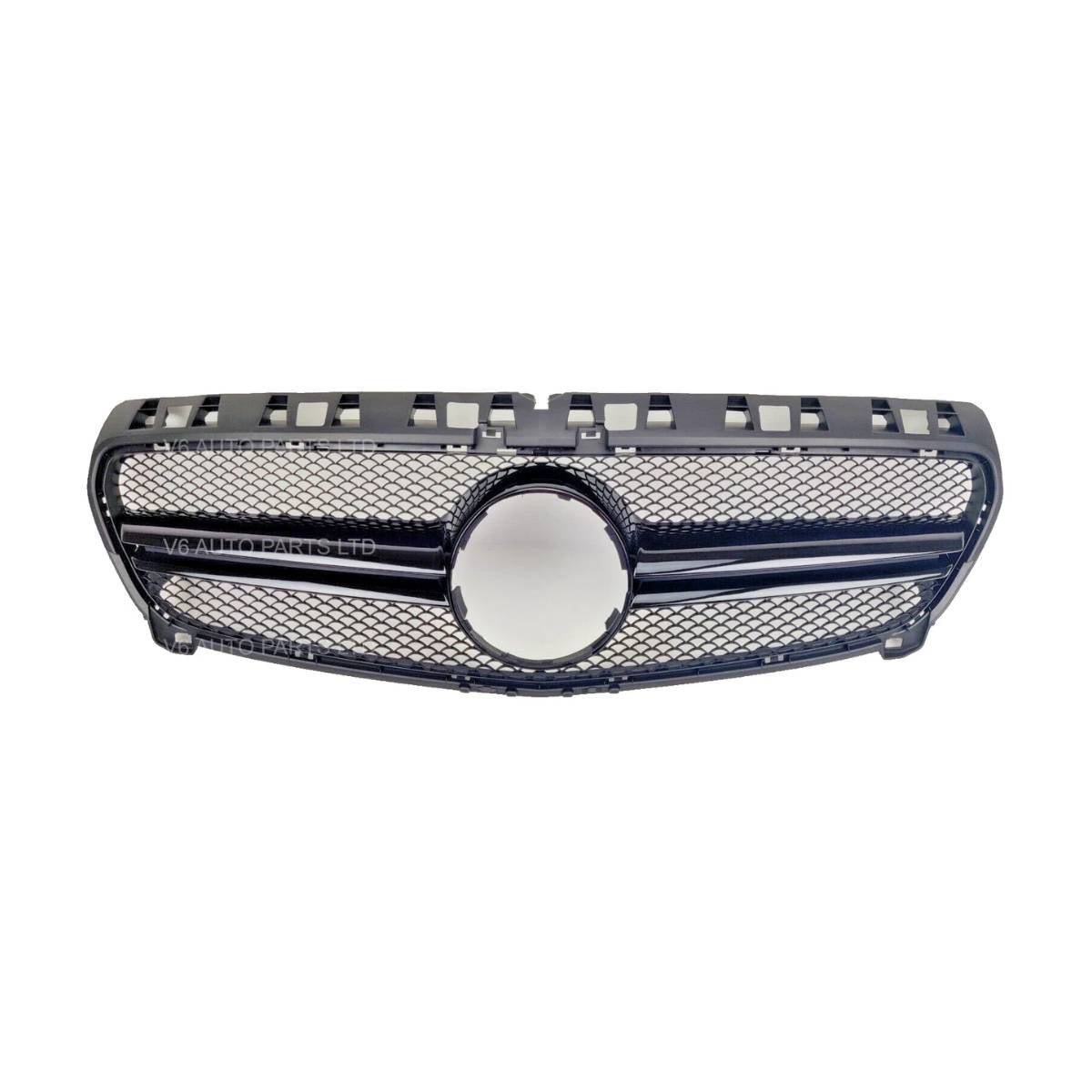 Schwarzer Kühlergrill vorne für Mercedes-Benz A-Klasse W176 A45 AMG 2012–2015 