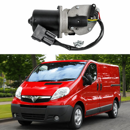 image of front windshield wiper motor replacement for Opel Vauxhall Movano A MK1 right hand drive van part number 93160794