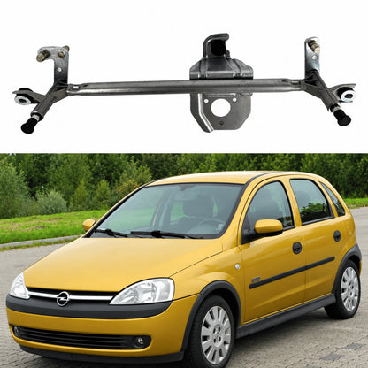 image of Front Wiper Linkage Rod Assembly for Vauxhall Corsa C MKII 93196316