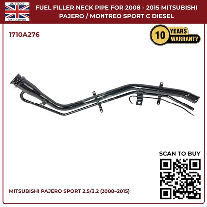 Fuel Tank Filler Neck Pipe – Mitsubishi Pajero Sport 2008–2015 2.5L & 3.2L DI-D Diesel | Part 1710A276