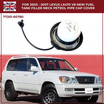 For 2003 - 2007 LEXUS Lx470 V8 New Fuel Tank Filler Neck Petrol Pipe Cap Cover