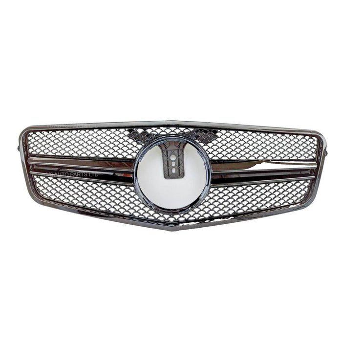 For Mercedes-Benz E-Class W212 Front Grille (2009–2013) – Gloss Black AMG Style E63 Look, Saloon & Estate