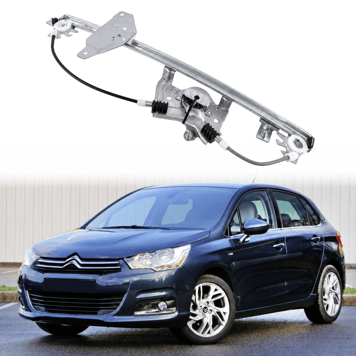 Image of Citroen DS4 Front Left Window Regulator Replacement 9802531980