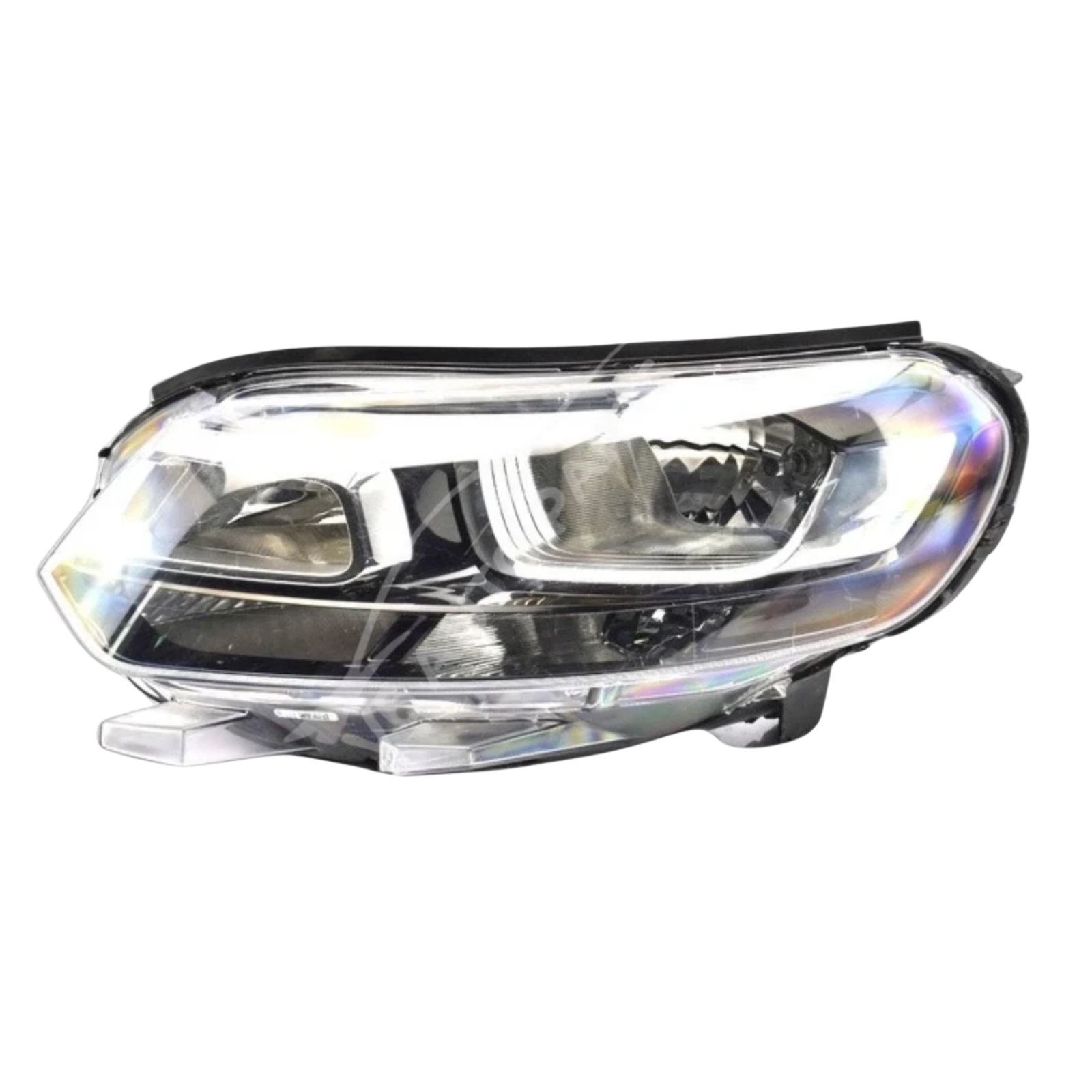 Citroën Dispatch 2016–2025 Headlight — Left Near Side (Passenger, Black)