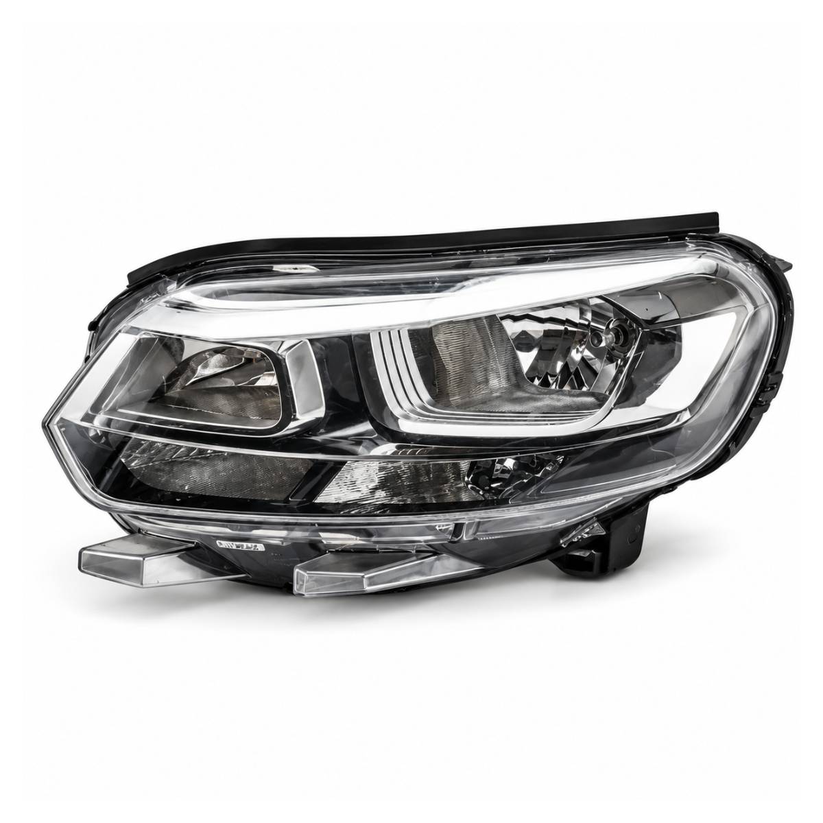 Citroën Dispatch 2016–2025 Headlight — Left Near Side (Passenger, Black)