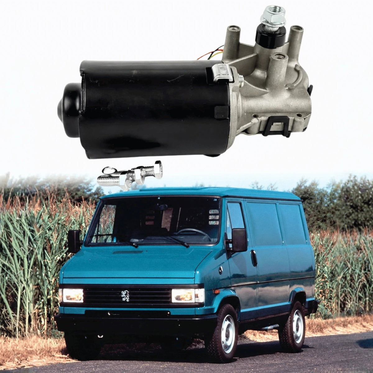 image of Front Window Wiper Motor Assembly for Talbot Fiat Peugeot Citroën 9943879
