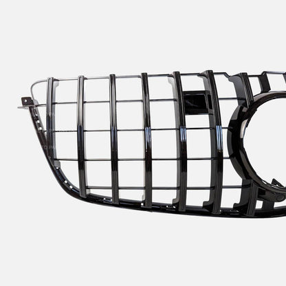 For Mercedes-Benz GL-Class X166 Front Radiator Grille – Panamericana GT Style (GL400, 2013–2016)