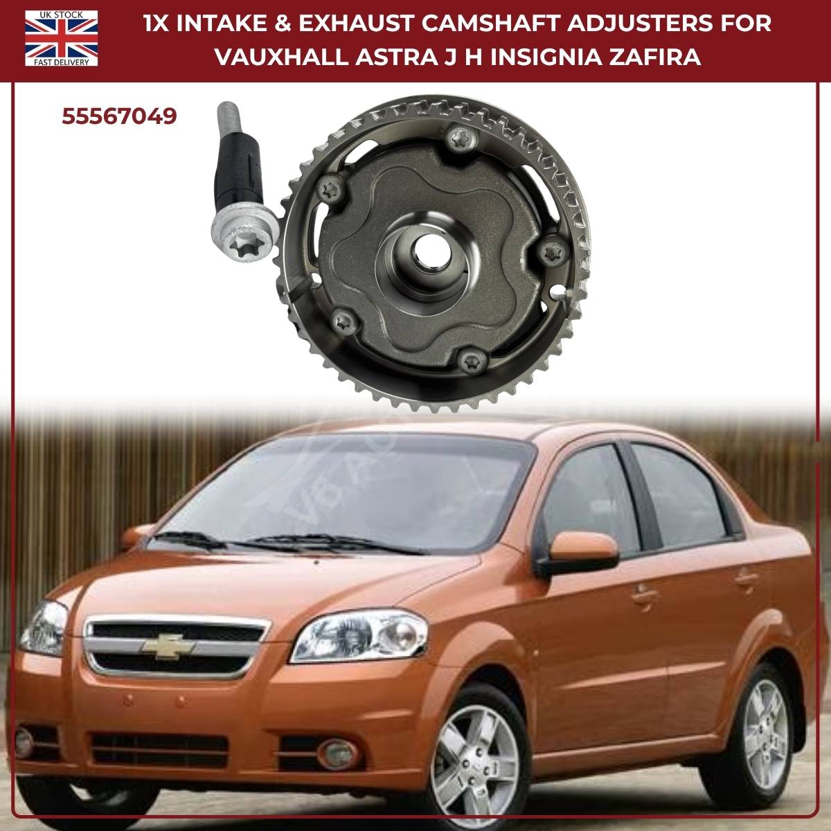 Camshaft Gear & Timing Adjuster 55567049 for Vauxhall Vectra C 1.8 (2002–2008)