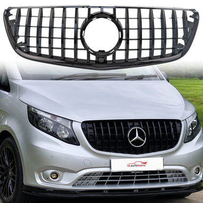 Frontstoßstangengrill für Benz Vito Kastenwagen W447 GT Panamericana von 2014 bis 2022