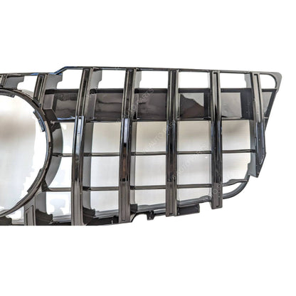 For Mercedes-Benz GLK-Class X204 (2008–2012) GLK250 Front Radiator Grille – Black Panamericana GT Style