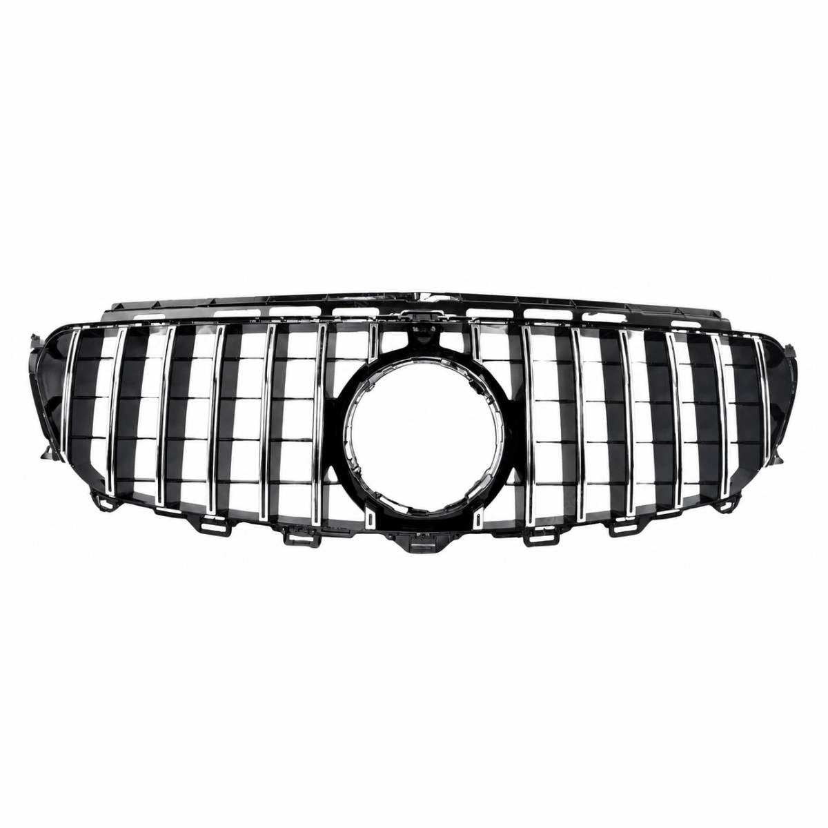 For  Mercedes-Benz E-Class A238 Front Bumper GT Panamericana Chrome Grille (2016–2021 | E250, E300, E400 | Avantgarde, Sport, AMG-Line)
