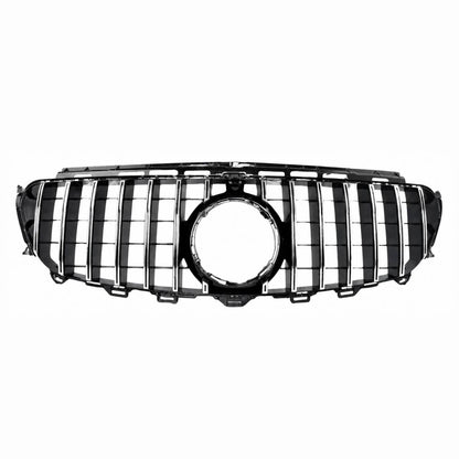 For  Mercedes-Benz E-Class A238 Front Bumper GT Panamericana Chrome Grille (2016–2021 | E250, E300, E400 | Avantgarde, Sport, AMG-Line)