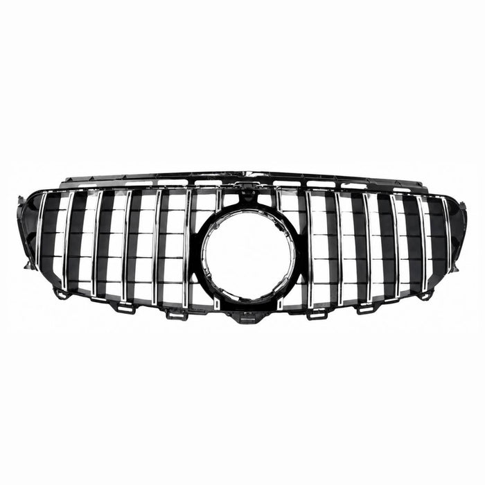 For  Mercedes-Benz E-Class A238 Front Bumper GT Panamericana Chrome Grille (2016–2021 | E250, E300, E400 | Avantgarde, Sport, AMG-Line)