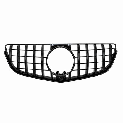 For Mercedes E-Class W207 GT Panamericana Front Bumper Grille – Gloss Black (E220, E300 | 2013–2016 Facelift)