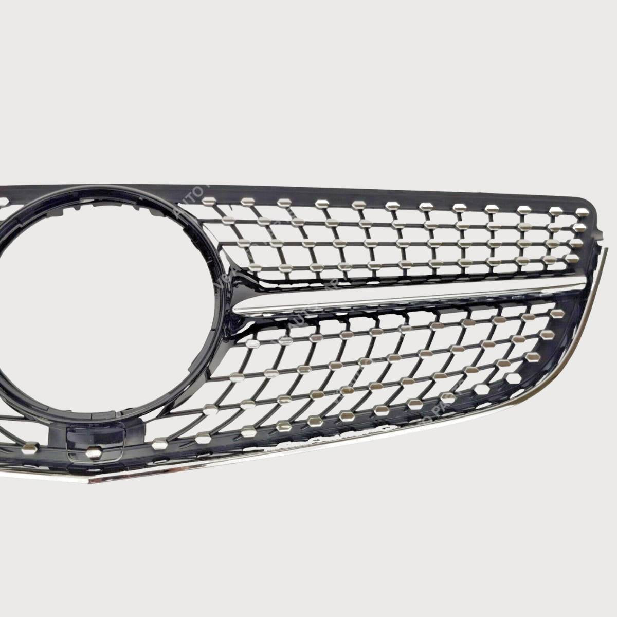 Mercedes E-Class W207 AMG Diamond Front Bumper Grille – Fits E200, E220 Coupe (2013–2016)