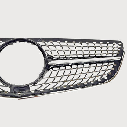 Mercedes E-Class W207 AMG Diamond Front Bumper Grille – Fits E200, E220 Coupe (2013–2016)