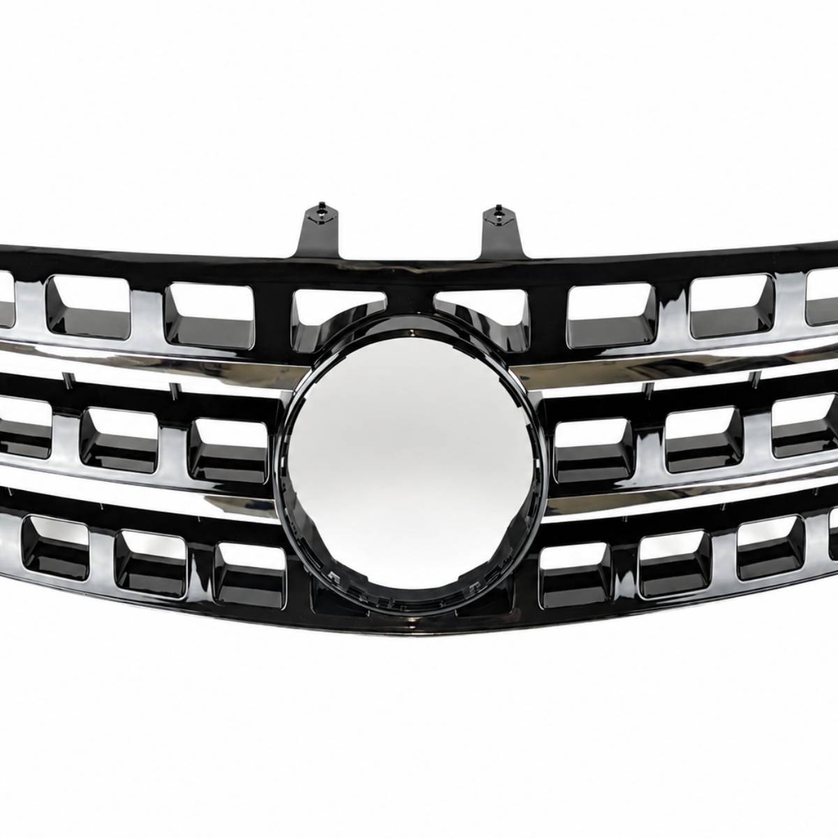 For Mercedes M‑Class W164 Front Radiator Black Grille (2009–2012 ML300, ML430)
