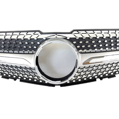 For Mercedes GLK‑Class X204 200CDI Front Radiator Grille (2008–2012 Pre‑Facelift, Chrome Finish)