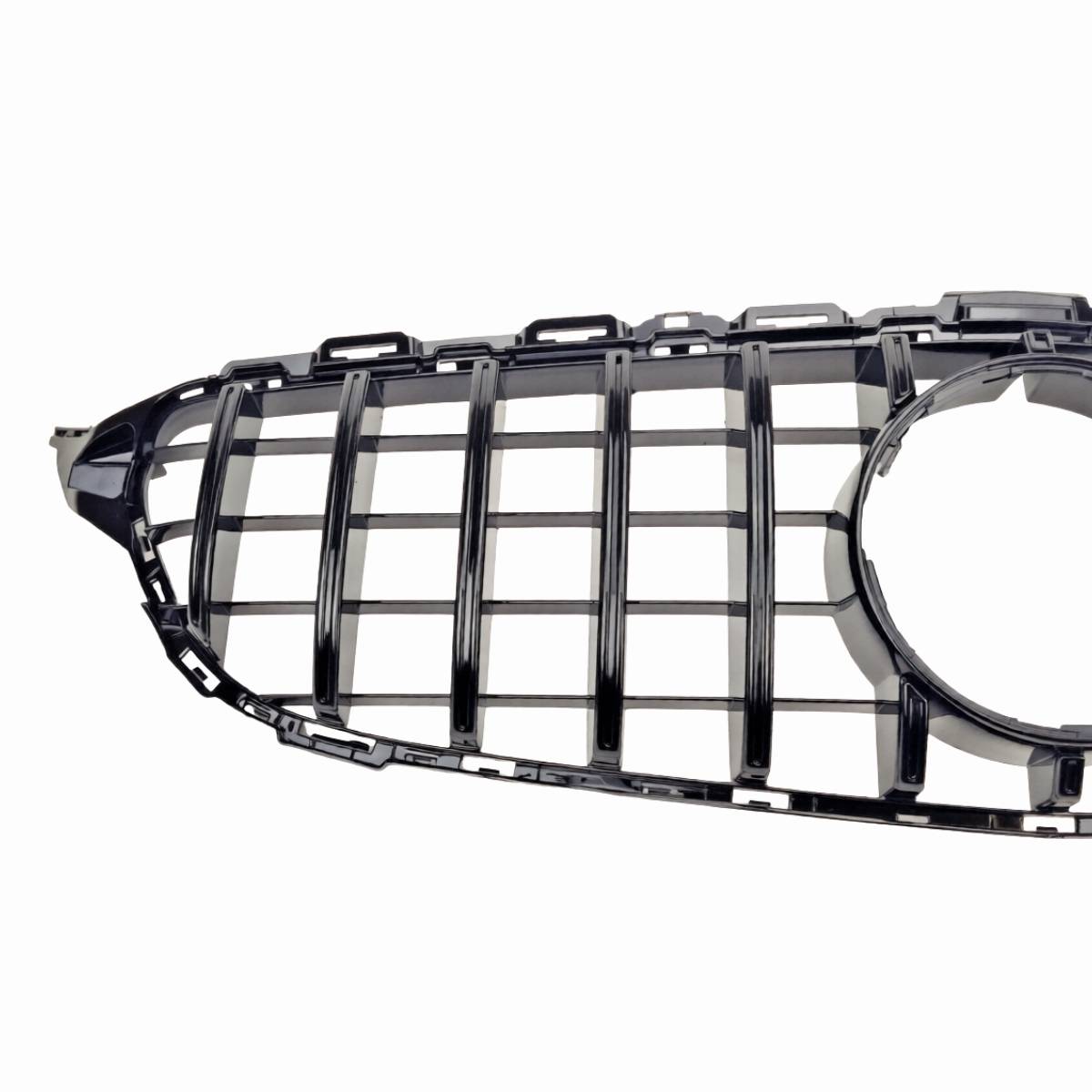 Mercedes Benz C-Class A205 C200d / C300 (2016–2018) Front Radiator Gloss Black Grille – Premium Replacement