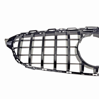 Mercedes Benz C-Class A205 C200d / C300 (2016–2018) Front Radiator Gloss Black Grille – Premium Replacement